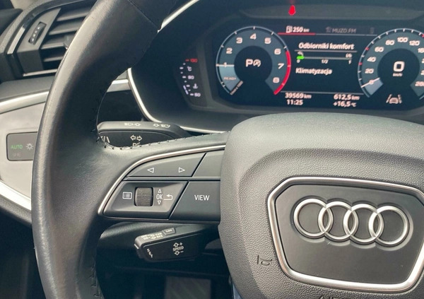 Audi Q3 cena 114900 przebieg: 39569, rok produkcji 2018 z Gdynia małe 407
